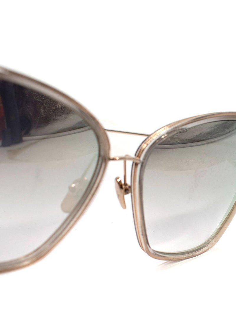 Dita Gray Sunbird Cat Eye Sunglasses