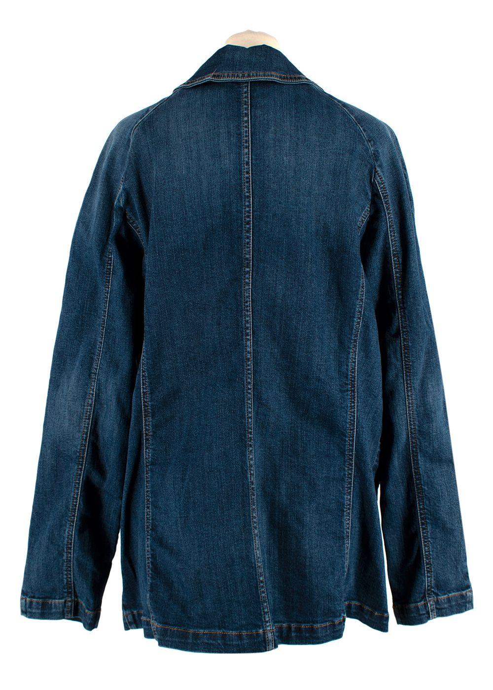 Marina Rinaldi Sport Dark Blue Wash Denim Jacket