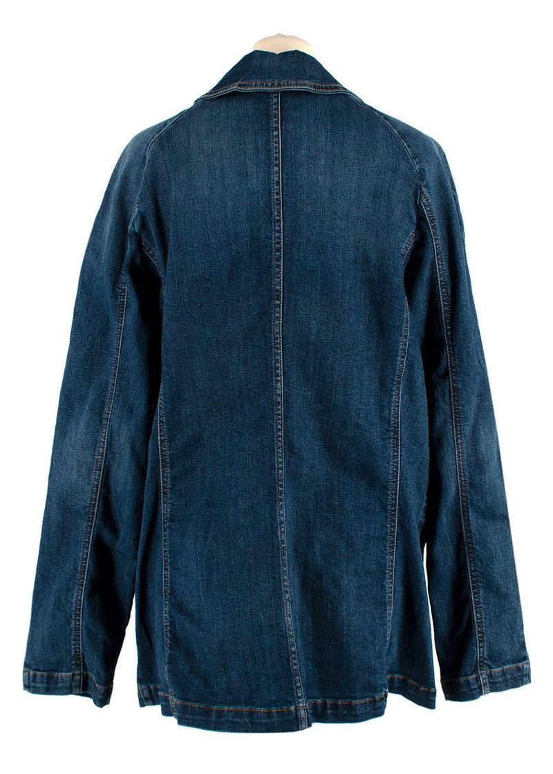 Marina Rinaldi Sport Dark Blue Wash Denim Jacket