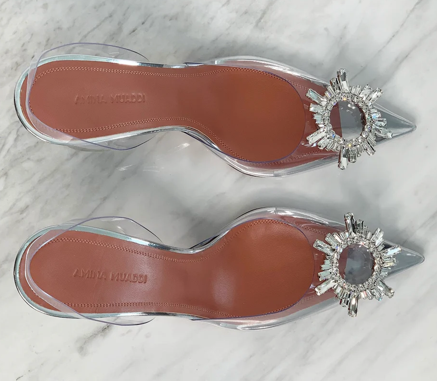 Amina Muaddi Begum PVC Pumps