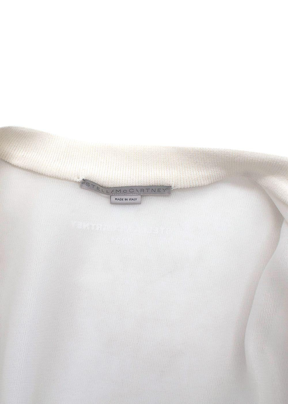 Stella McCartney Cream Netted Bomber Jacket