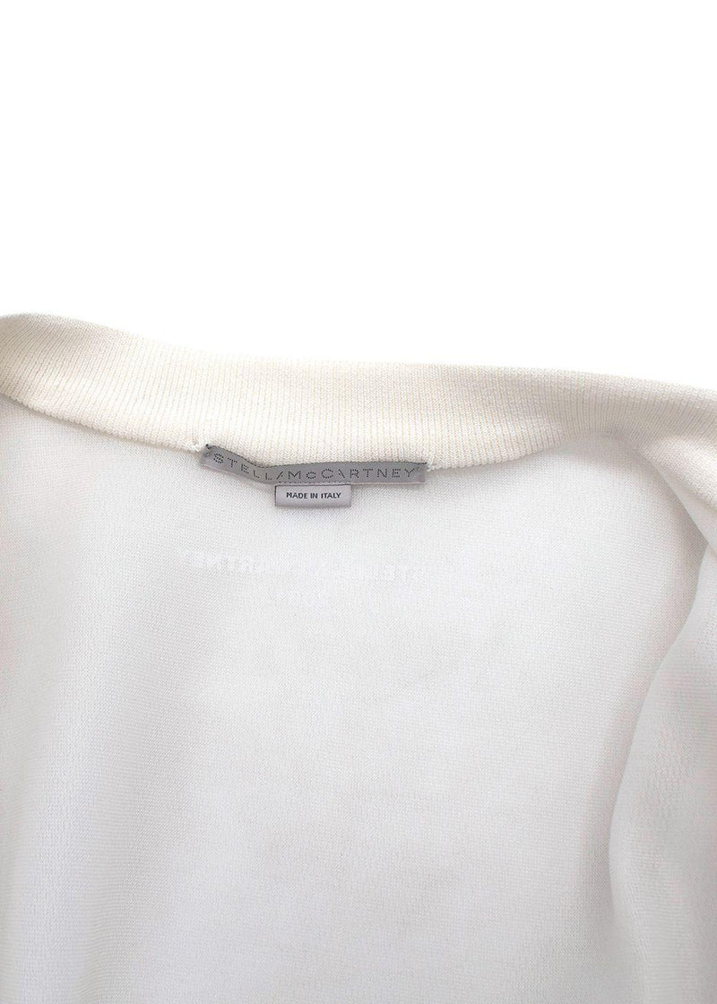 Stella McCartney Cream Netted Bomber Jacket