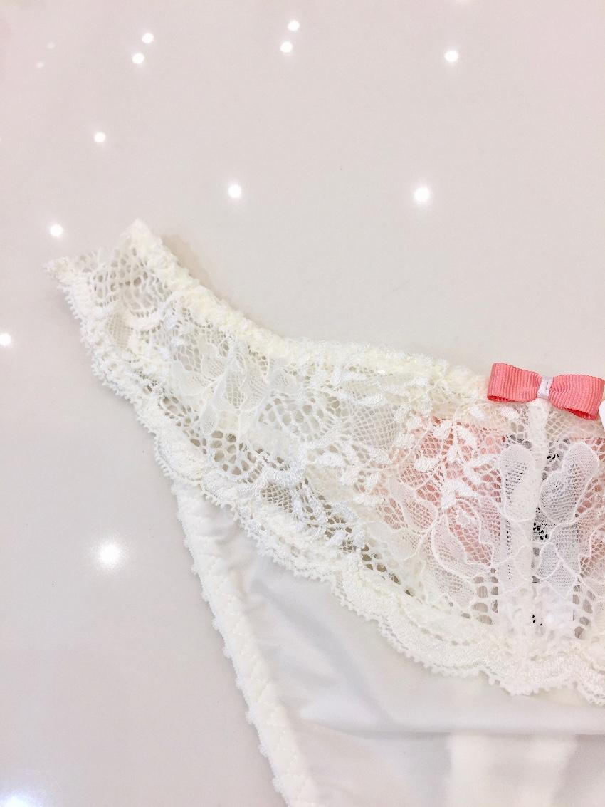 Aubade Swan Lace Underwired Bra & Tanga Set