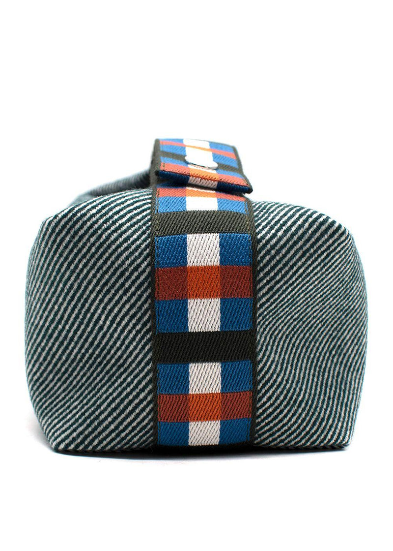 Hermes Green Stripe Bride-a-Brac au Carre Case
