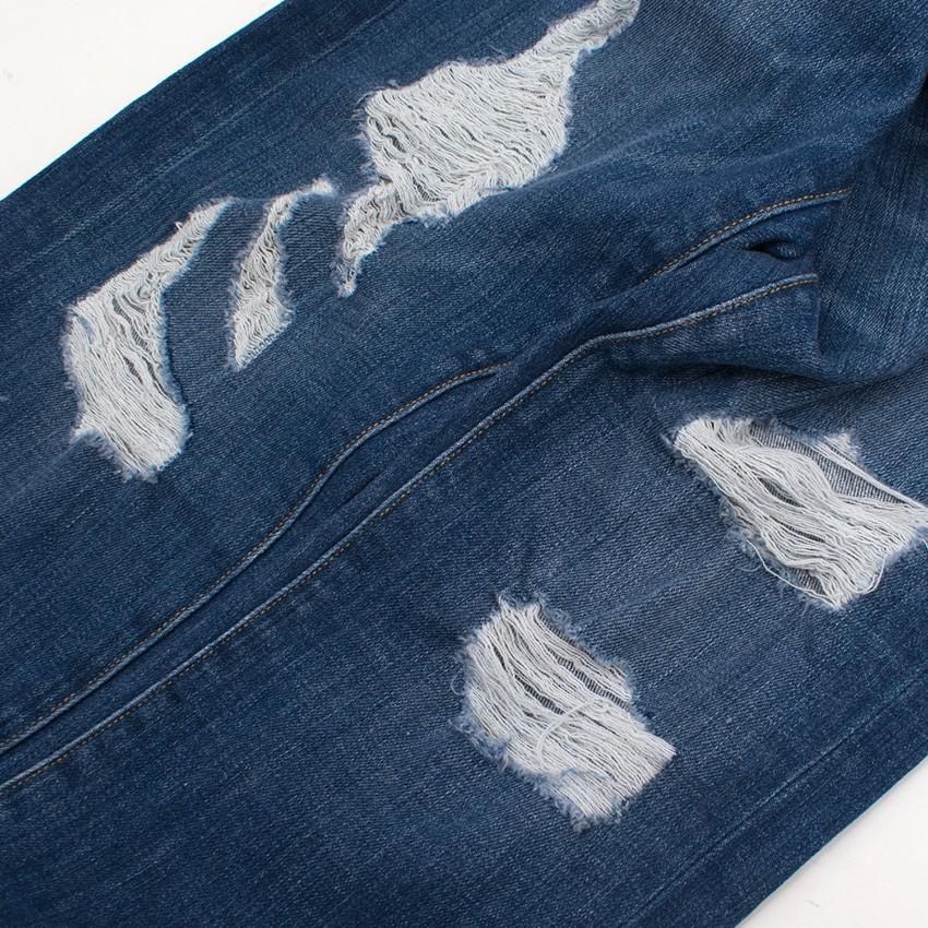 Frame Le Garcon Blue Skinny Jeans