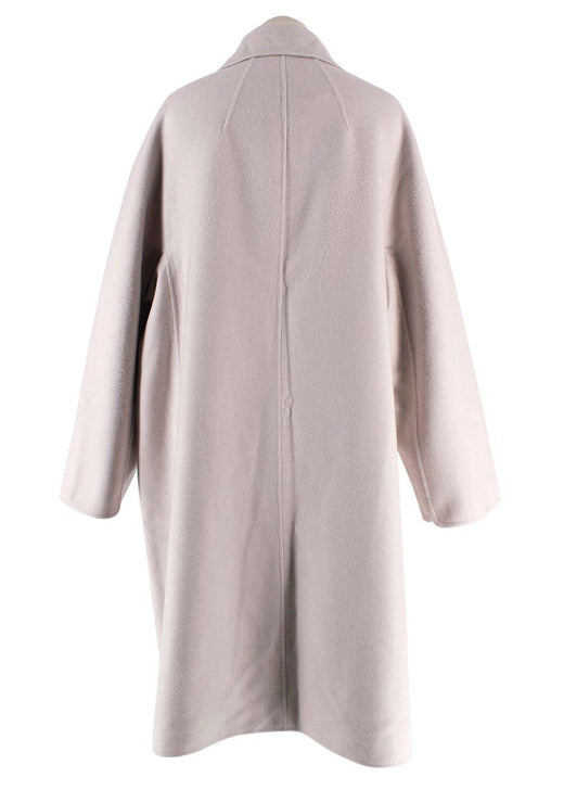 Loro Piana Grey Single Breasted Cashmere Coat