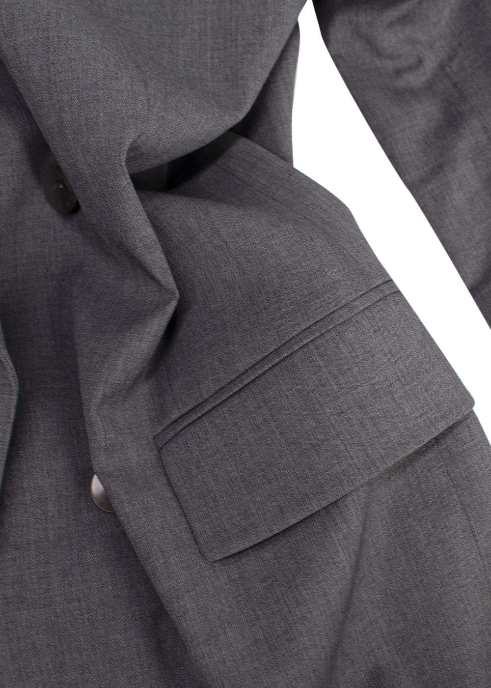 Maria McManus Grey Double Breasted Blazer