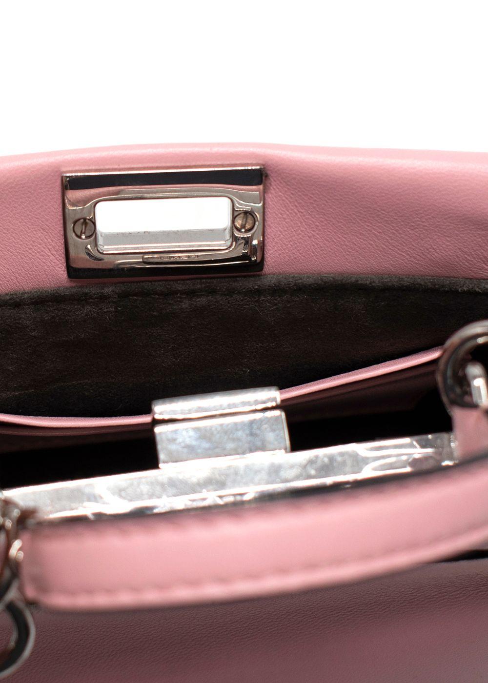 Fendi Micro Peekaboo-Style Leather Bag