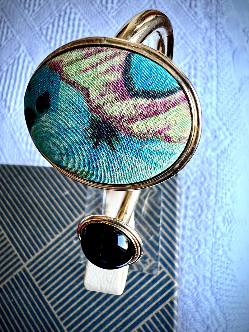 Tapestry Gold Tone Bangle Bracelet