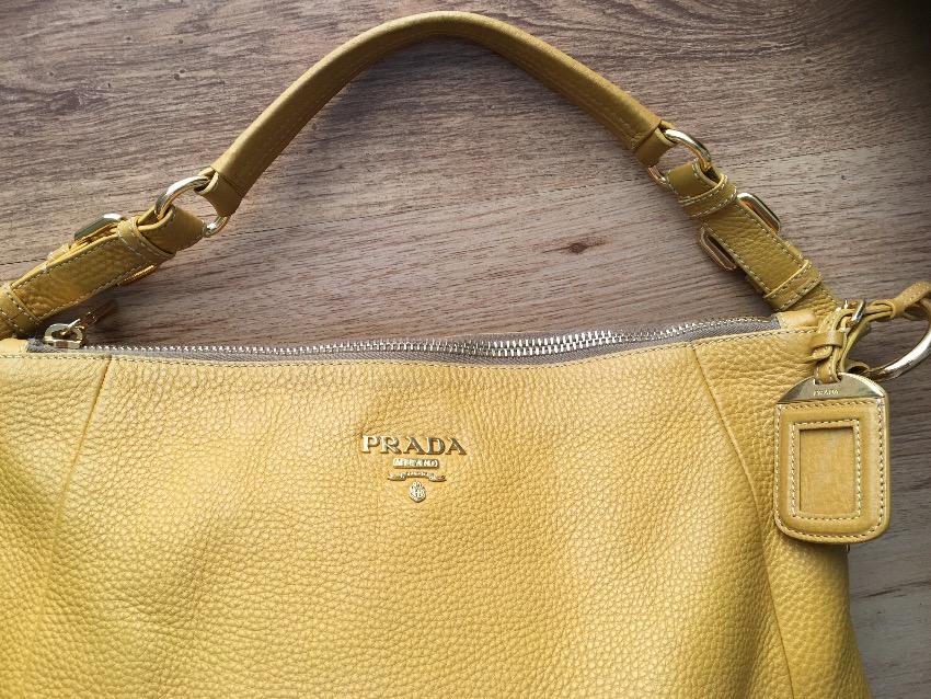 Prada Yellow Shoulder Bag