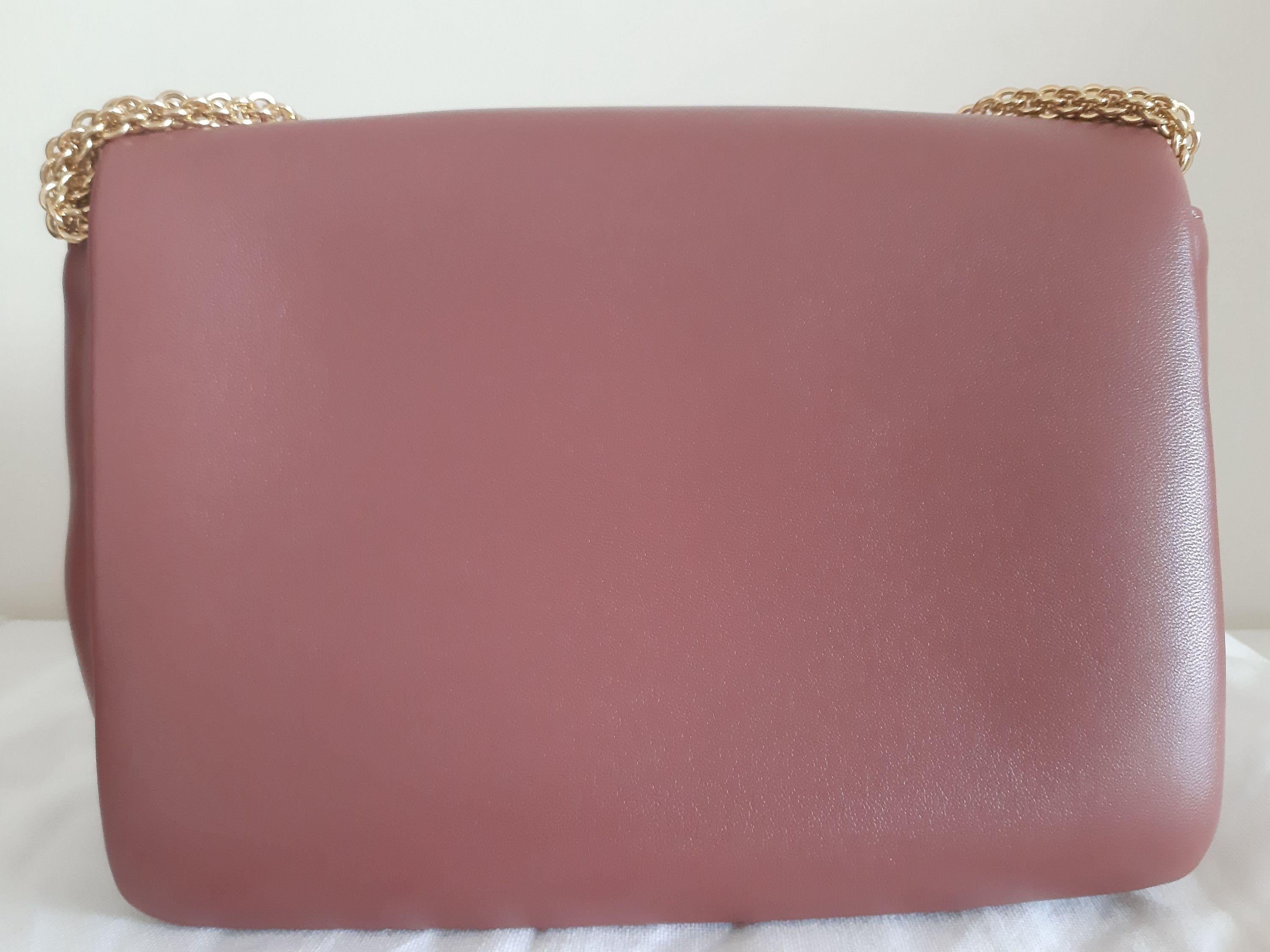 Valentino Rust One Stud Shoulder Bag