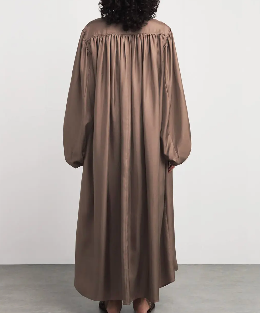 RÓHE  Silk Pleated Midi Dress