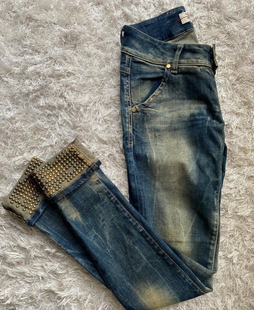 Met Studded Turn Cuff Jeans
