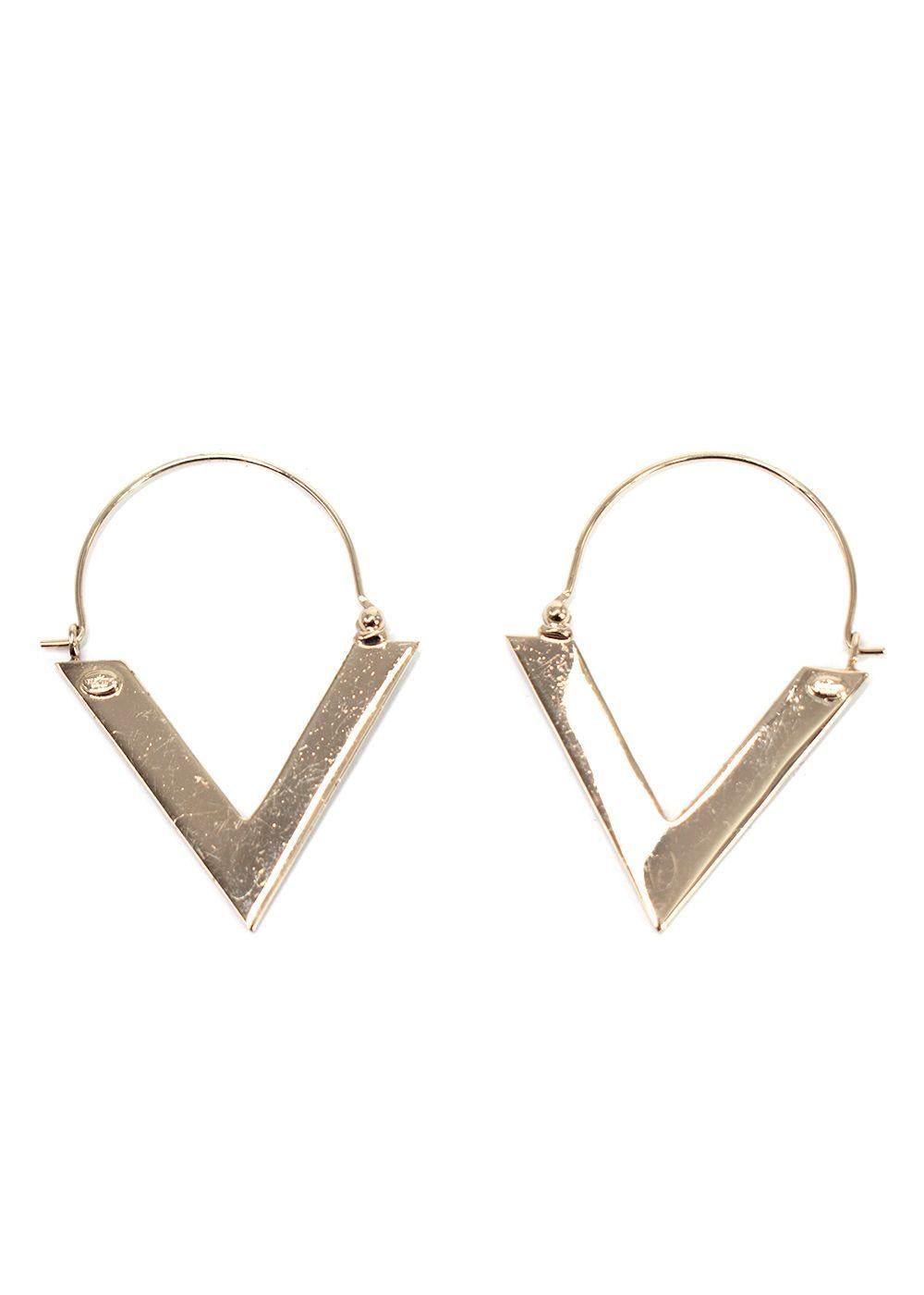 Valentino V Hoop Earrings