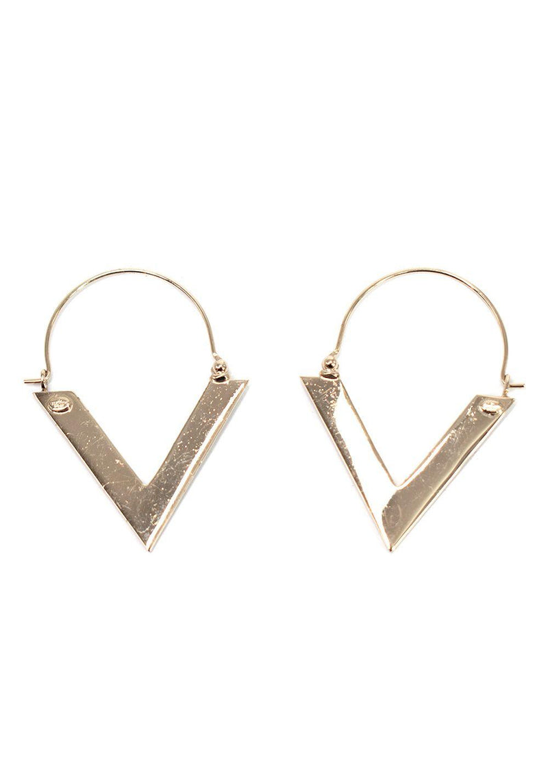 Valentino V Hoop Earrings