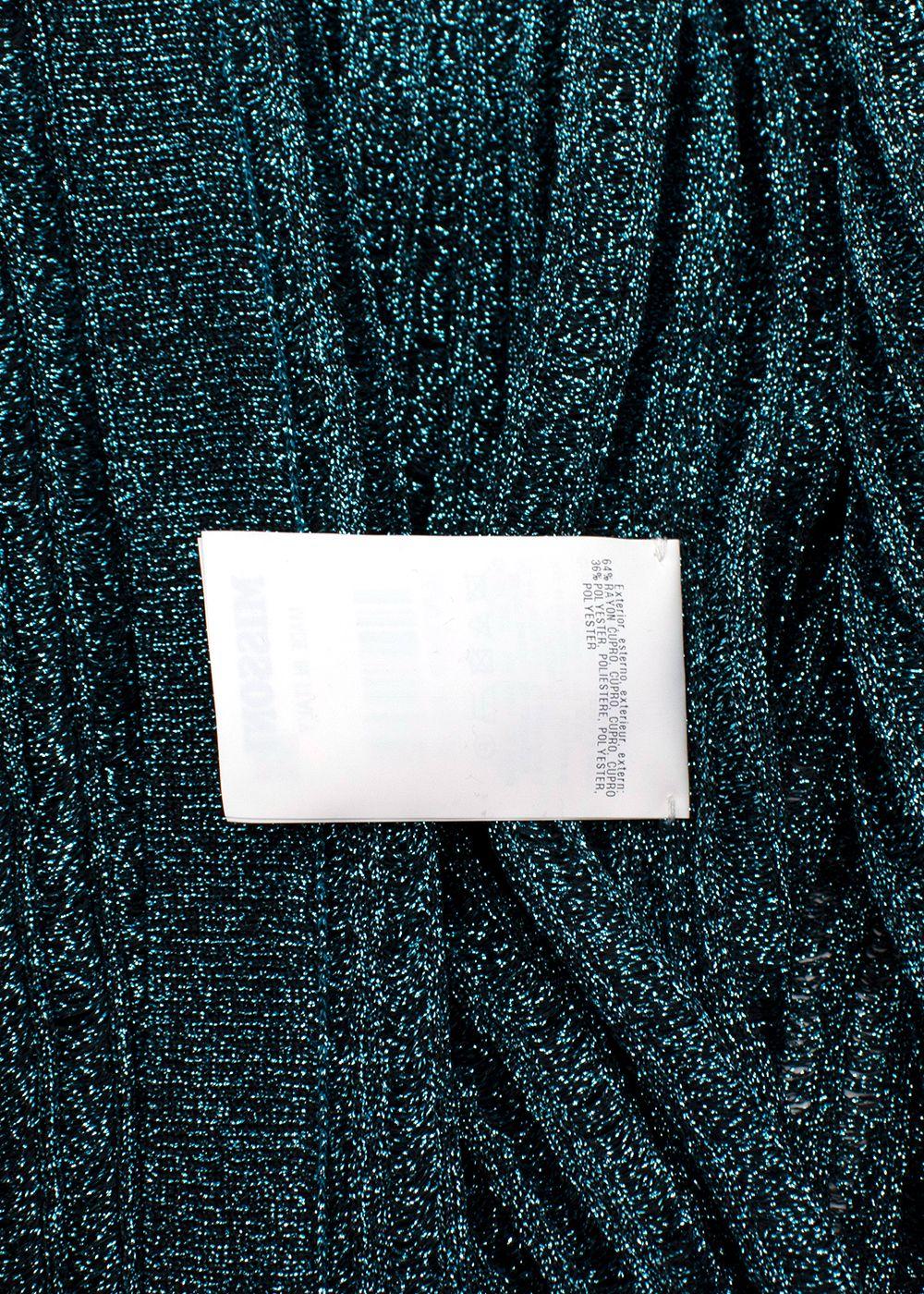 Missoni Blue Metallic Maxi Cardigan