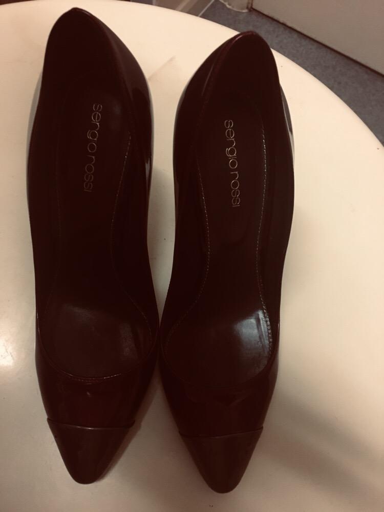 Sergio Rossi Metallic Two Tone Pumps