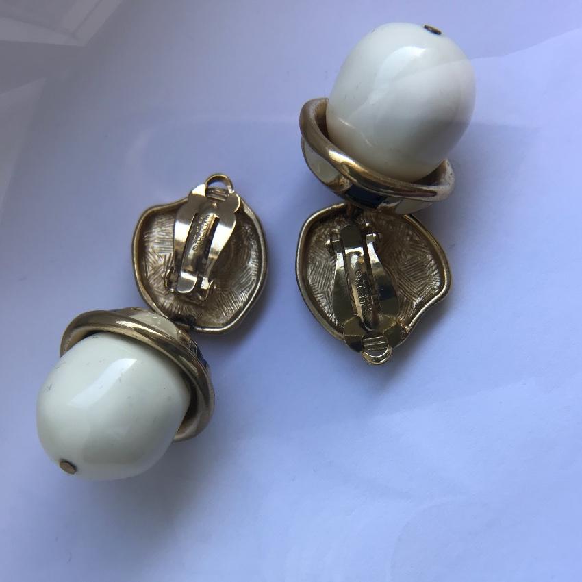 Givenchy Paris Vintage Couture Dangle Earrings