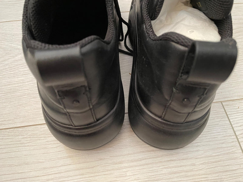 Valentino Black Leather Platform Trainers