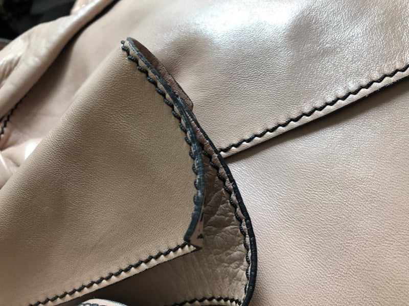 Valentino Pink Nappa Leather Bow Embellished Tote