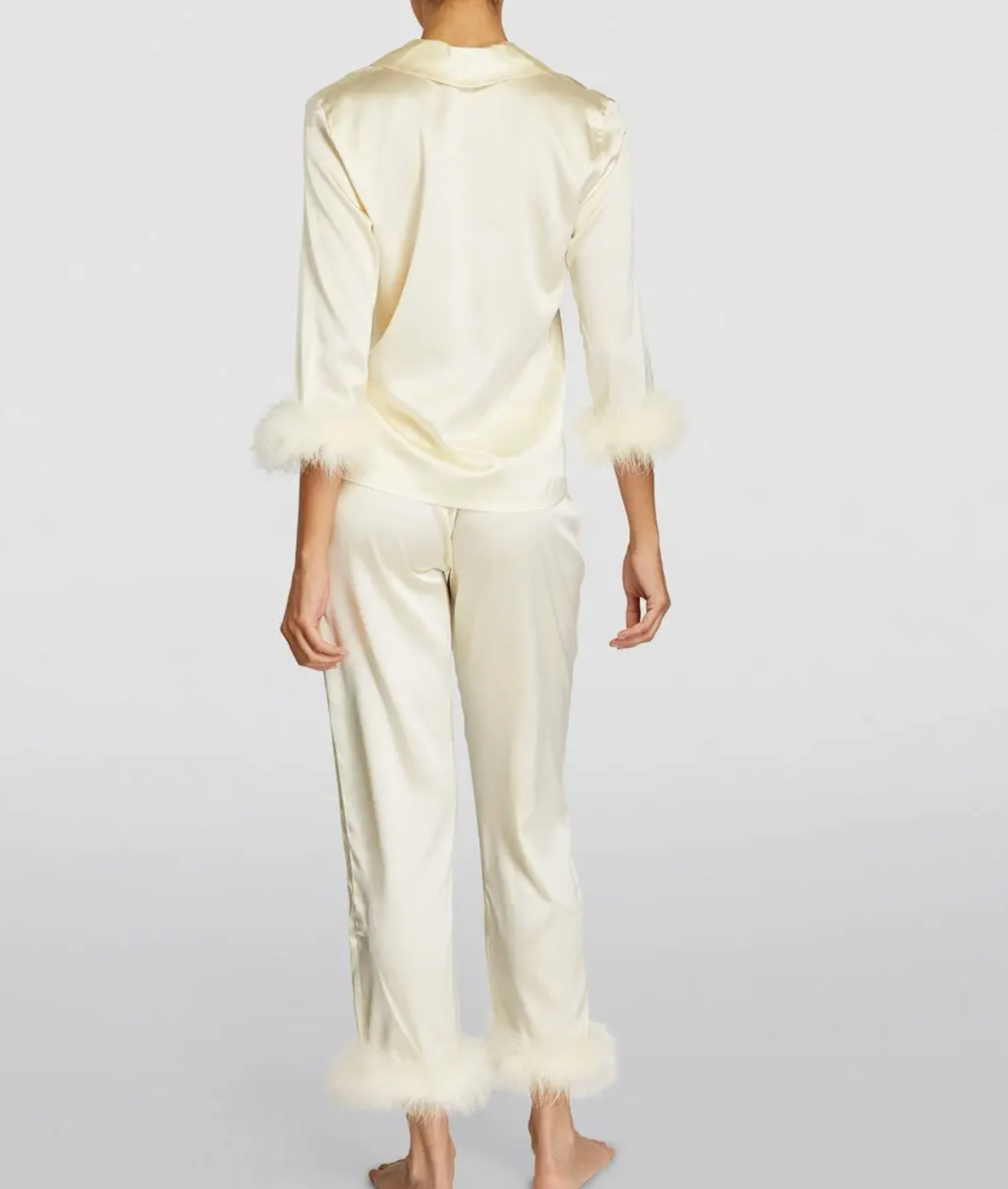 Gilda & Pearl Silk Celeste Pyjama Set