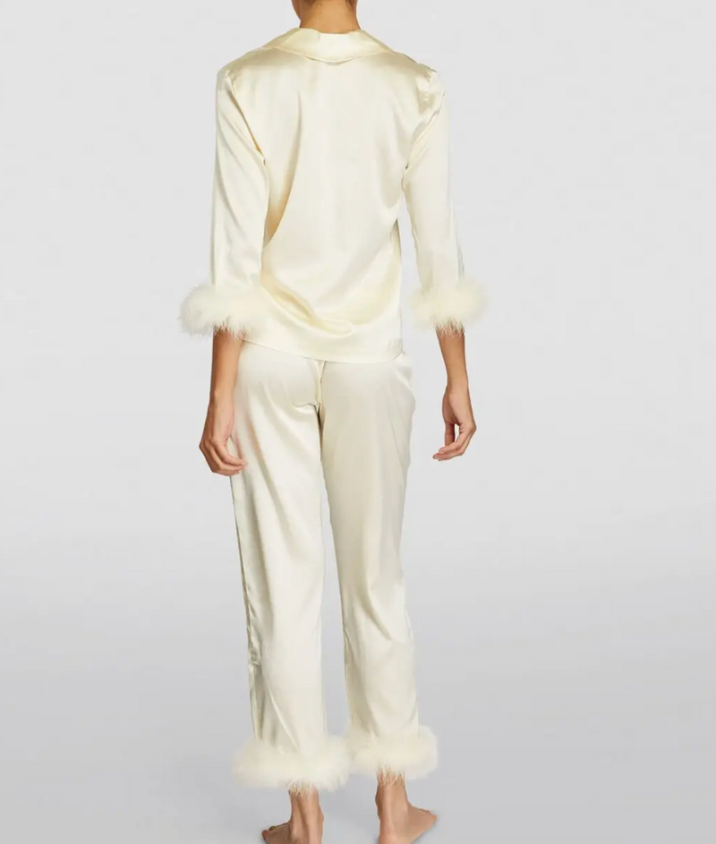 Gilda & Pearl Silk Celeste Pyjama Set