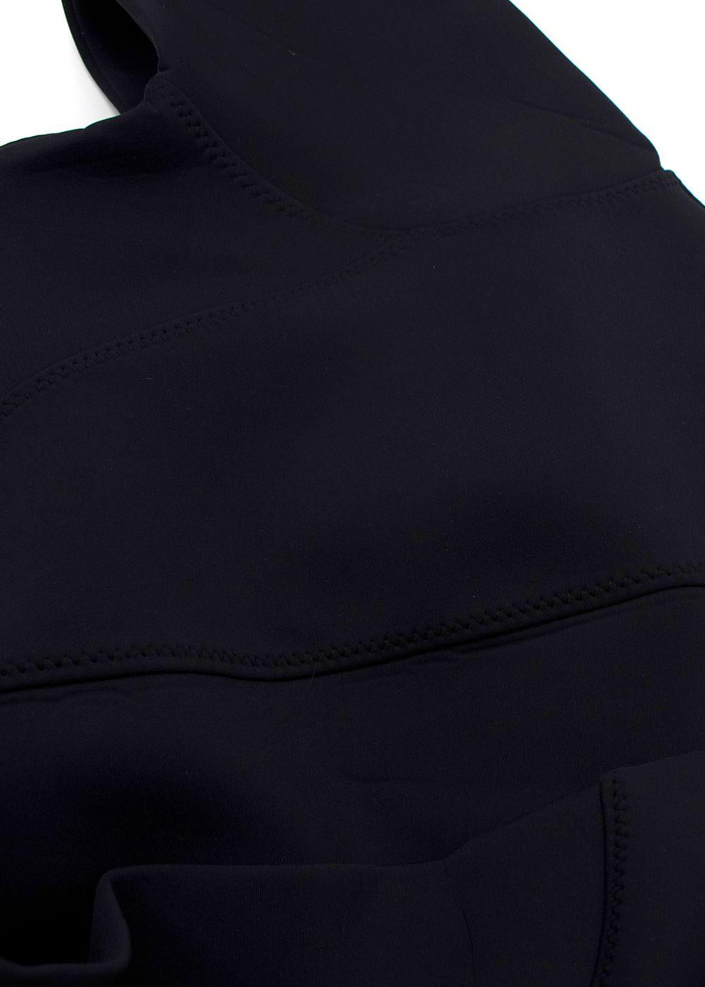 Lisa Marie Black 'The Farrah' Long Sleeve Maillot Bodysuit