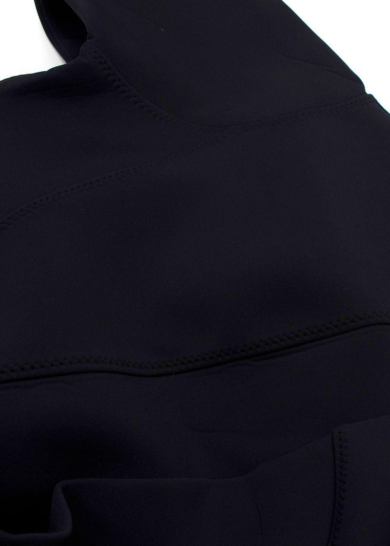 Lisa Marie Black 'The Farrah' Long Sleeve Maillot Bodysuit