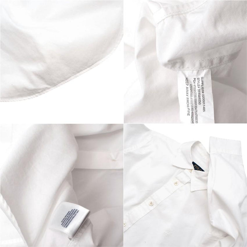 Ralph Lauren Polo White Cotton Long Sleeve Top