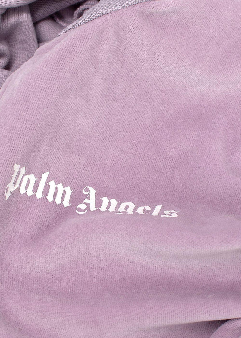 Palm Angels Lilac Chenille Track Jacket