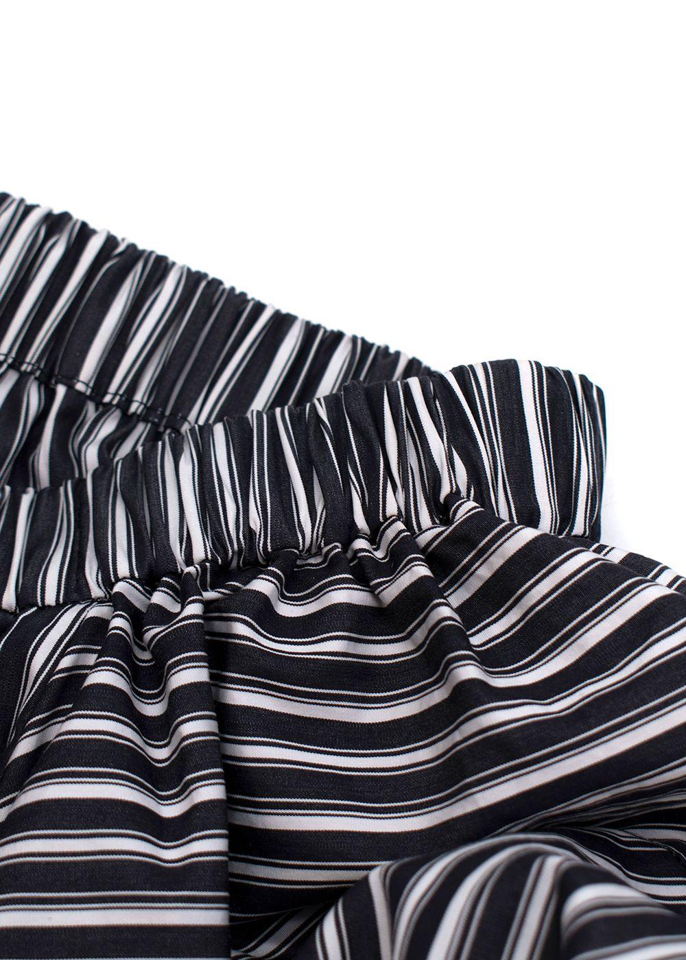Striped Off-Shoulder Dress