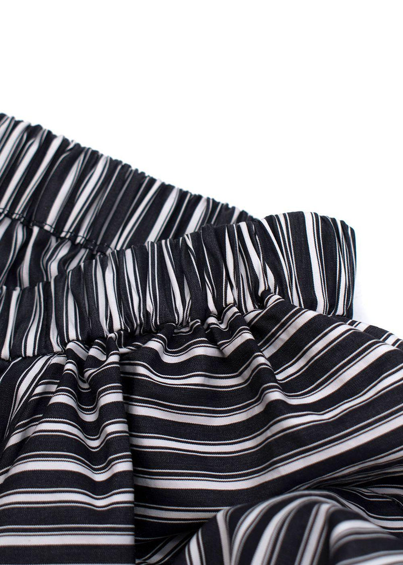 Striped Off-Shoulder Dress