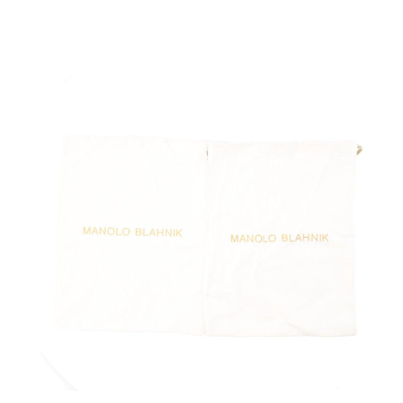 Manolo Blahnik Lurum 90MM Embellished Satin Mules
