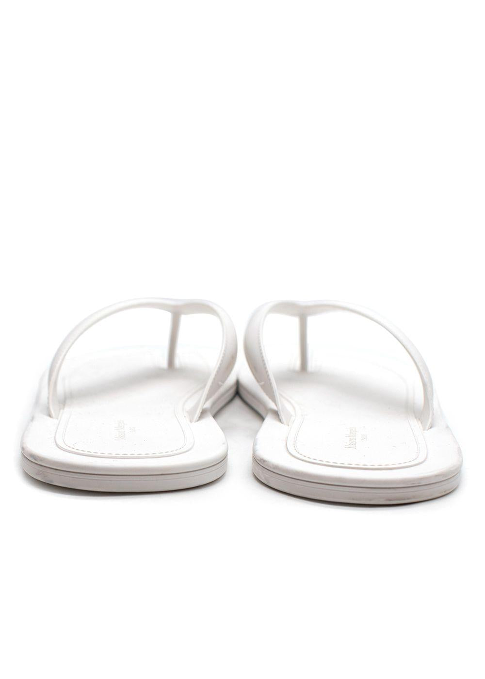 Maison Martin Margiela White Tabi Flip Flops