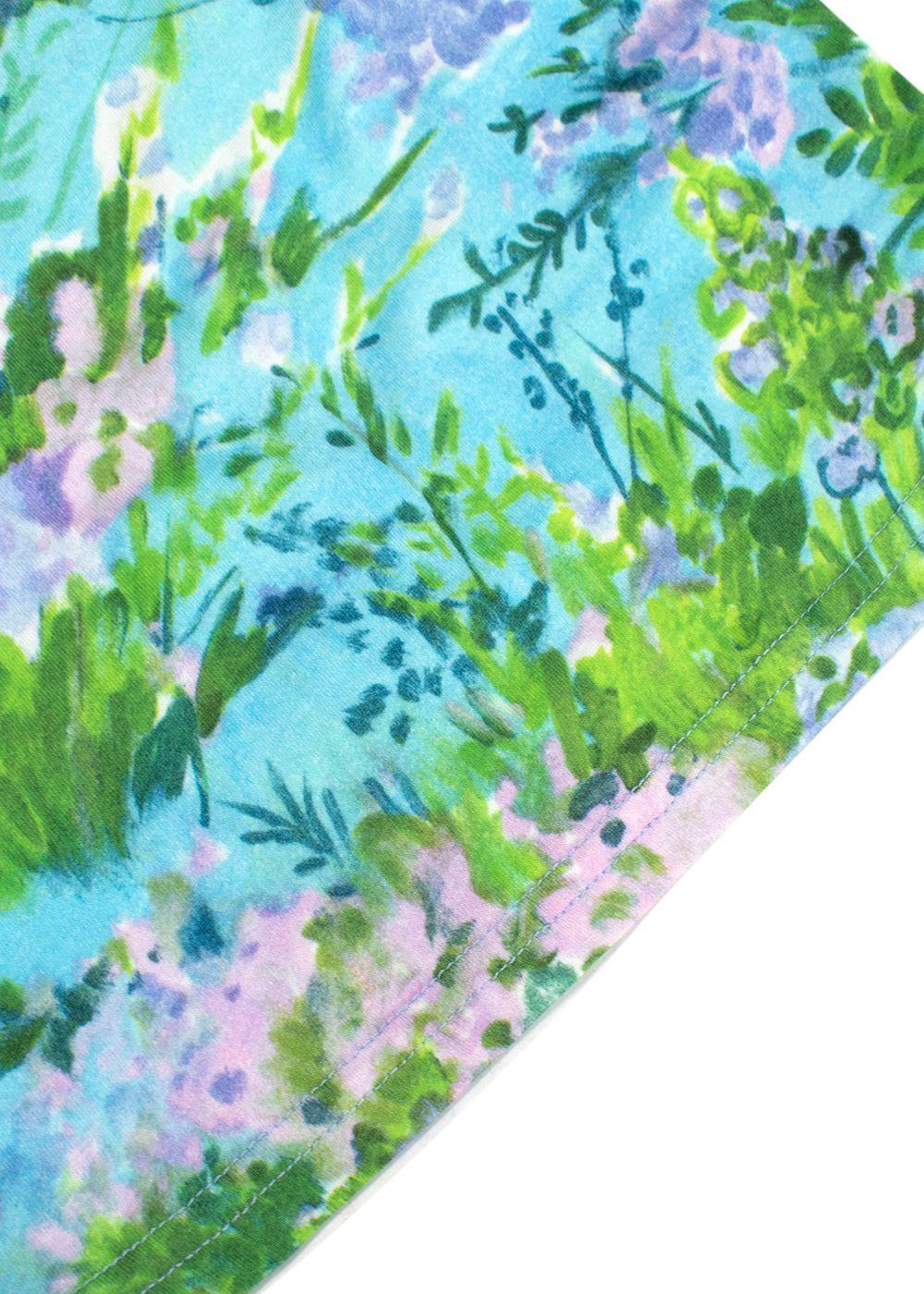 Richard Quinn Floral Print Cotton T-Shirt