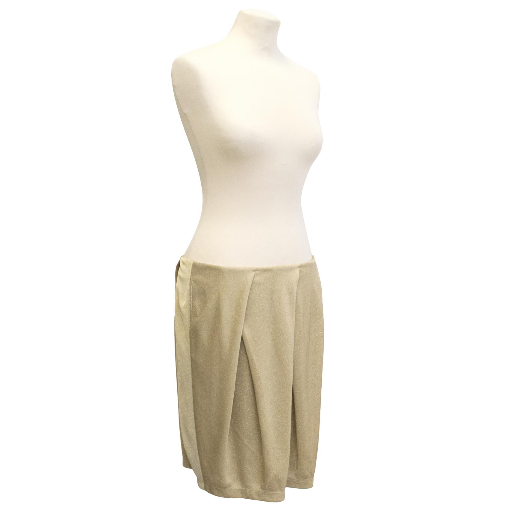 See by Chloe Gold Skirt