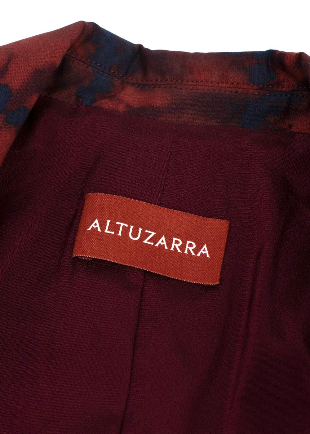 Altuzarra Hattson belted tie-dyed cotton-blend blazer
