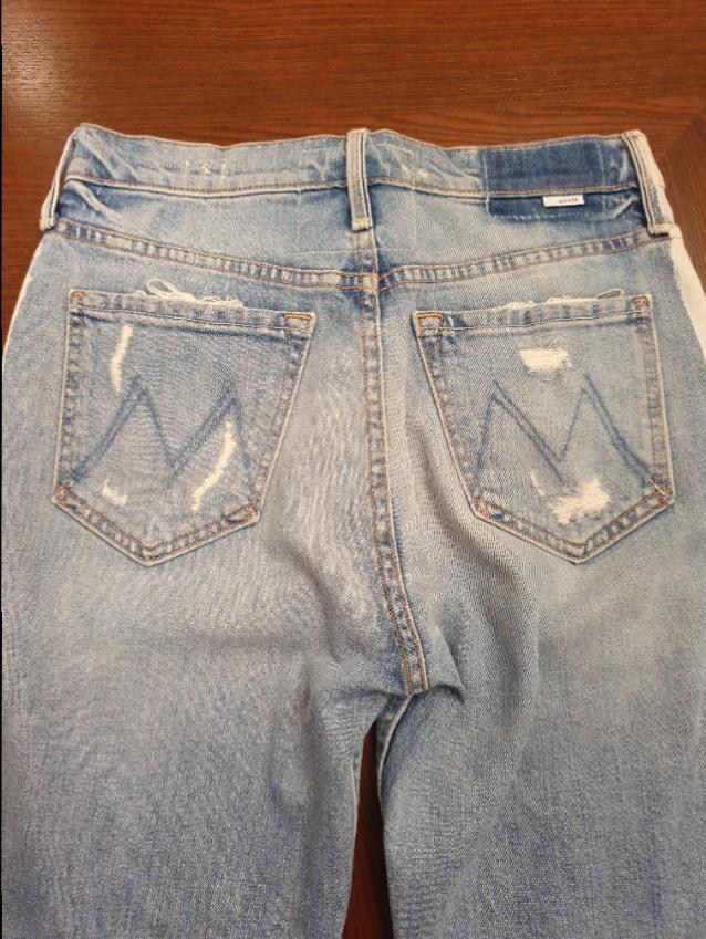 Mother Pale Wash The Thrasher Jeans