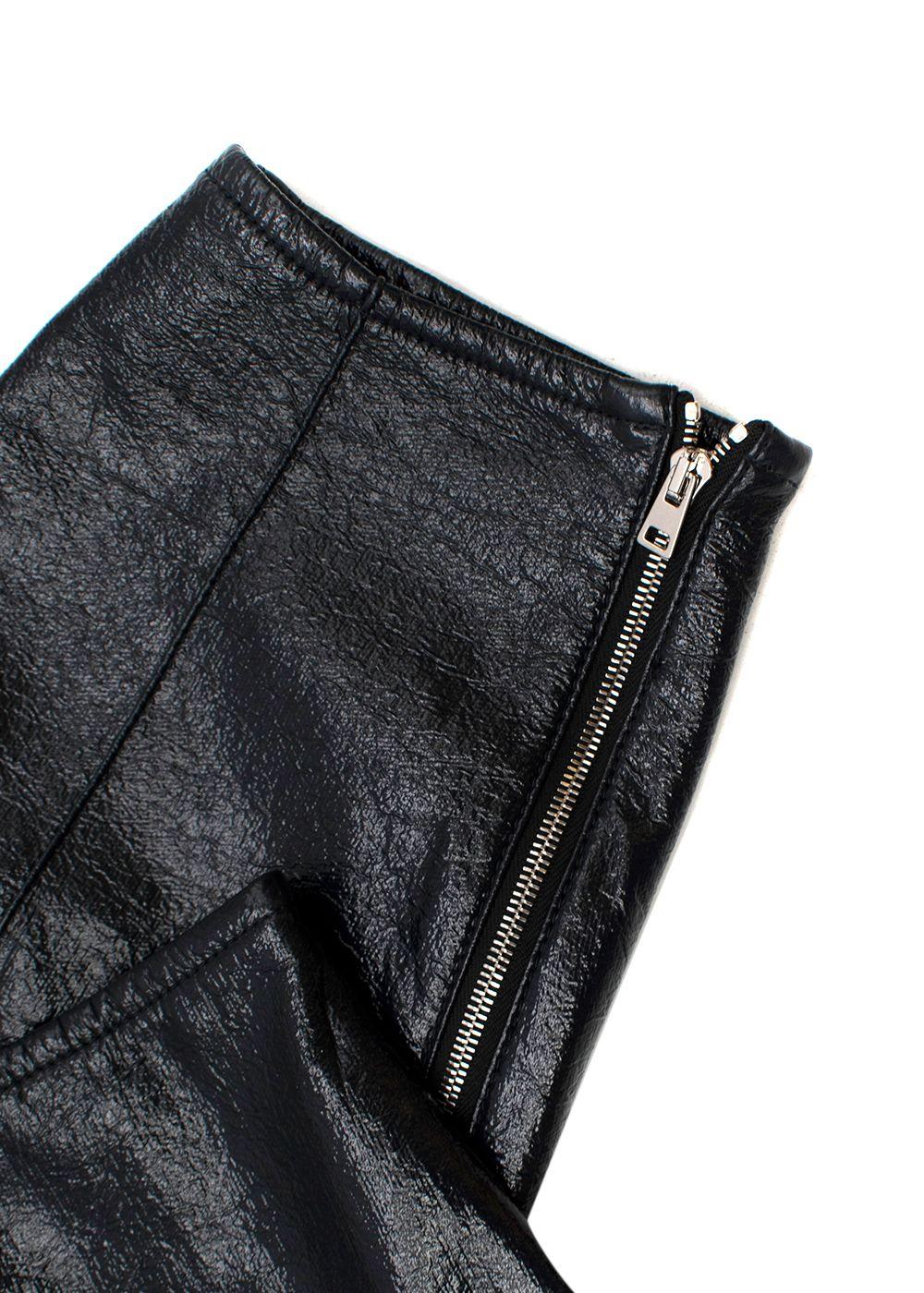 Crinkled Vinyl Pants