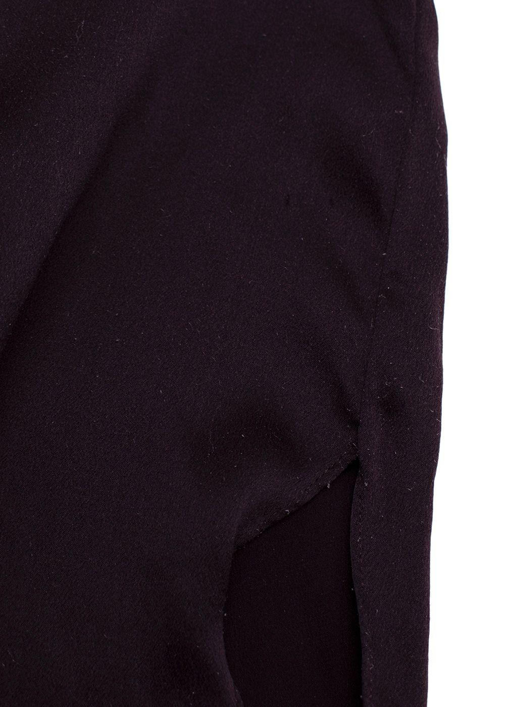 Vince Burgundy Silk Blouse