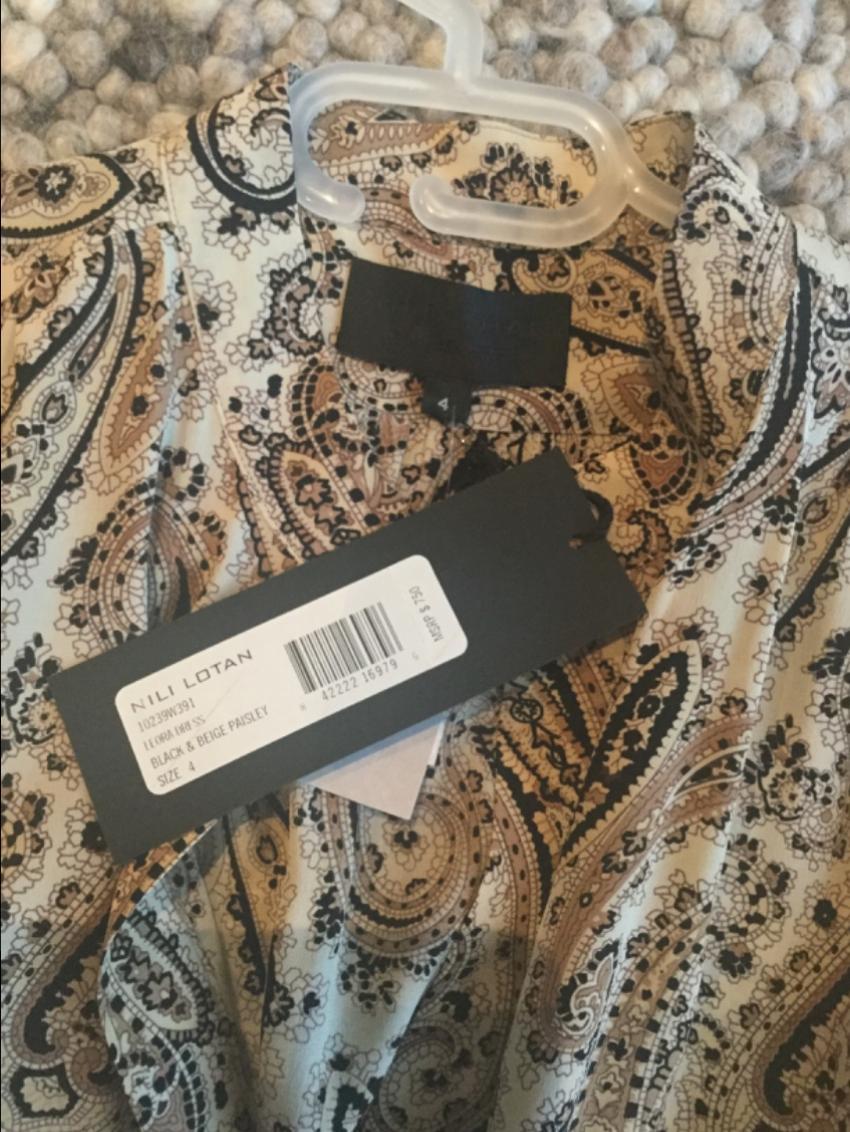 Nili Lotan Leora silk crepe de chine dress