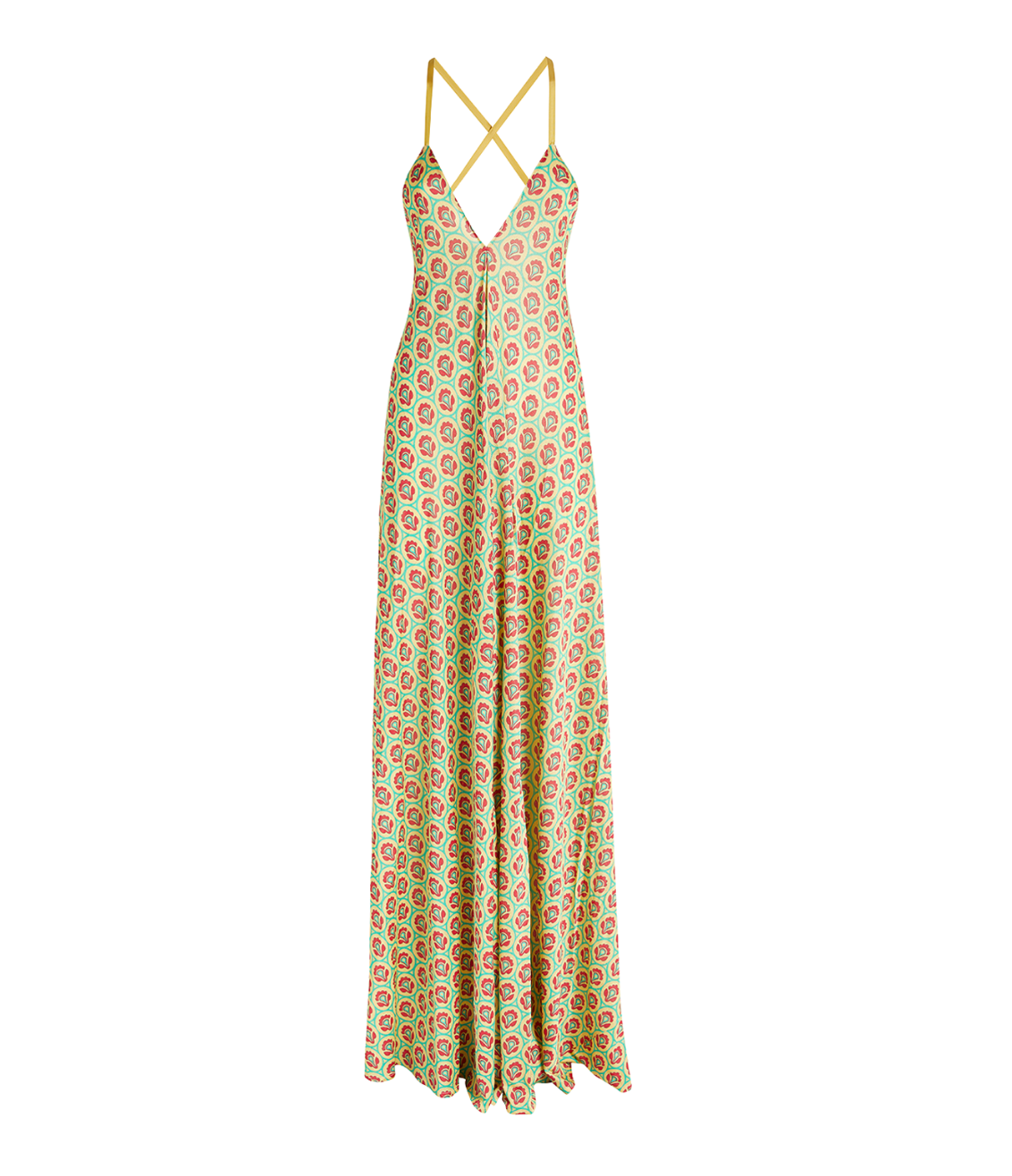 Printed Woven Maxi Dress