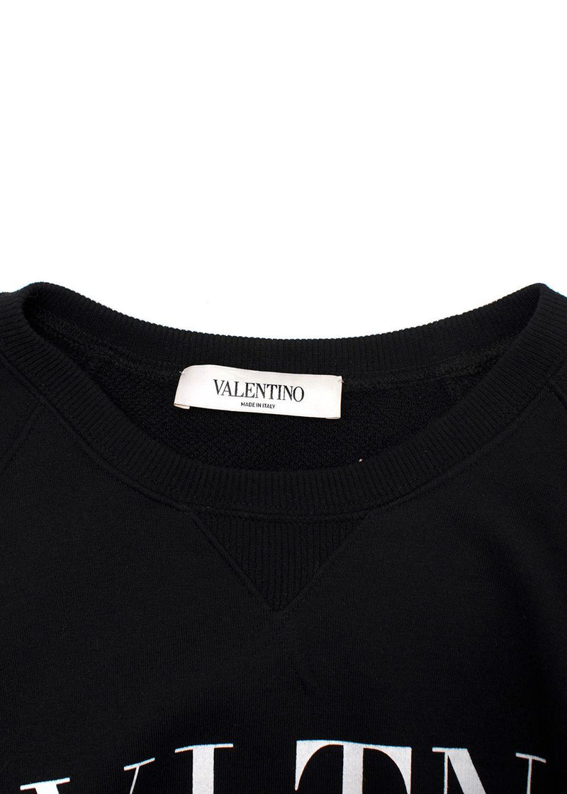 Valentino Black VLTN Crewneck Jumper