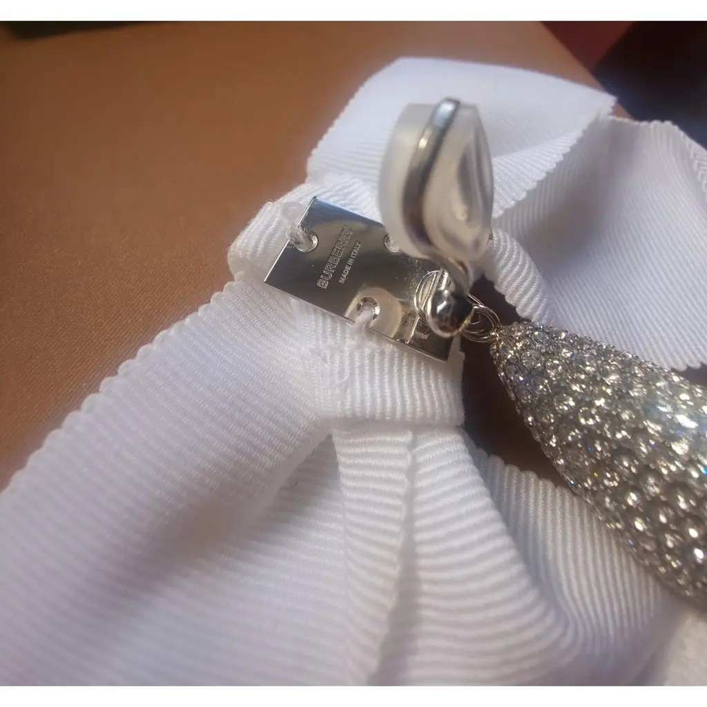 Burberry Oversized Bow Clip Earrings