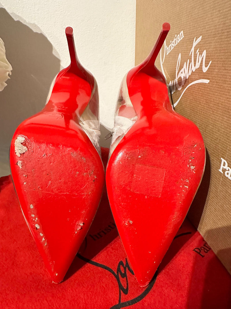 Christian Louboutin Limited Edition PVC Heeled Boots