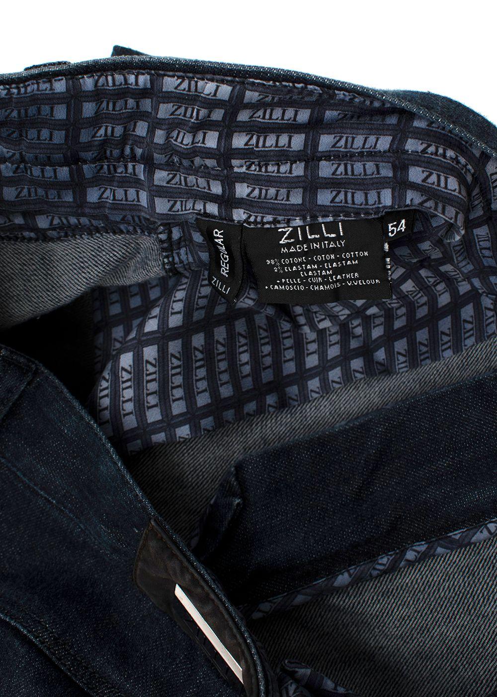 indigo-wash denim classic-fit jeans