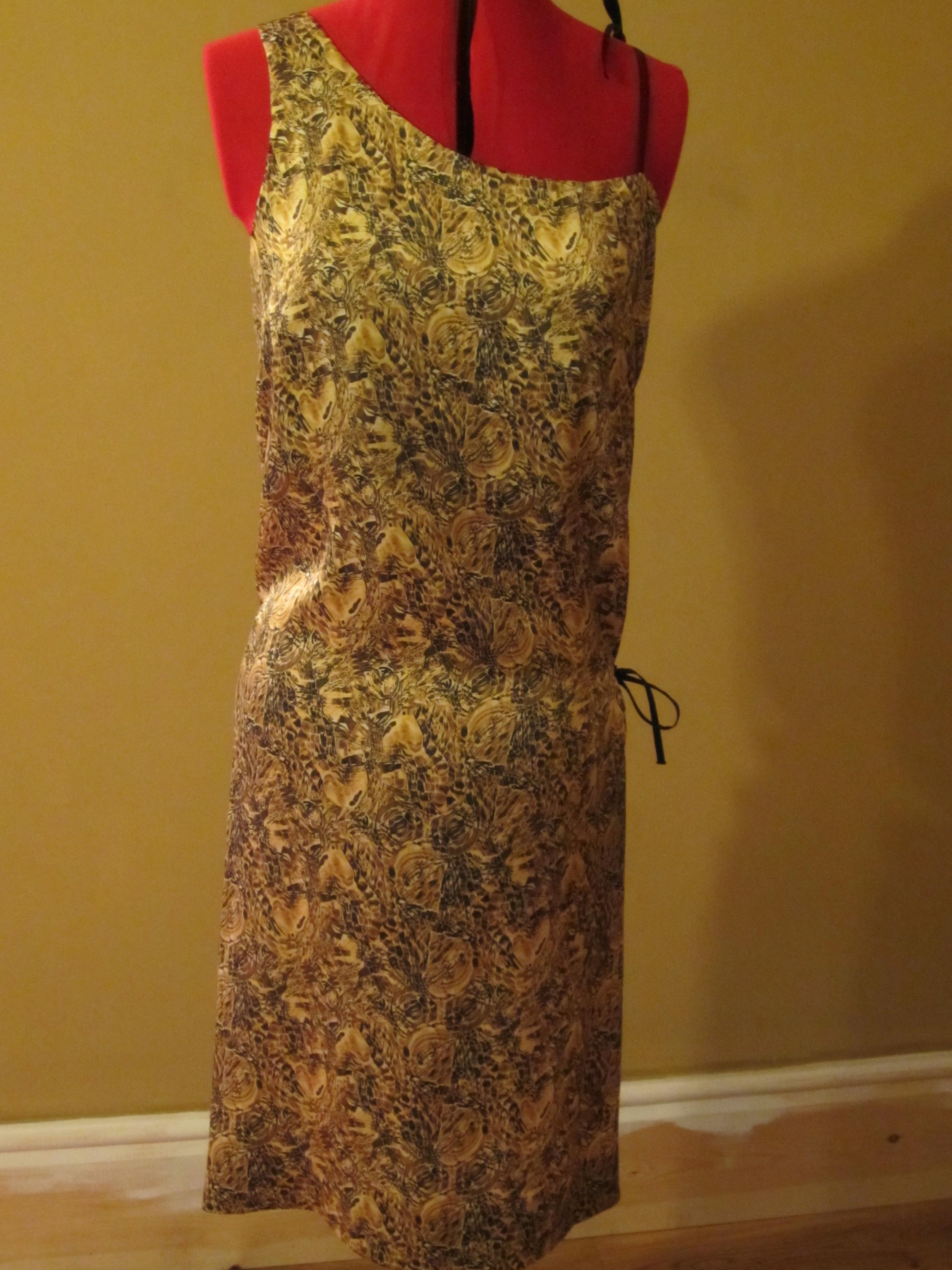 Joseph Gold Silk Dress