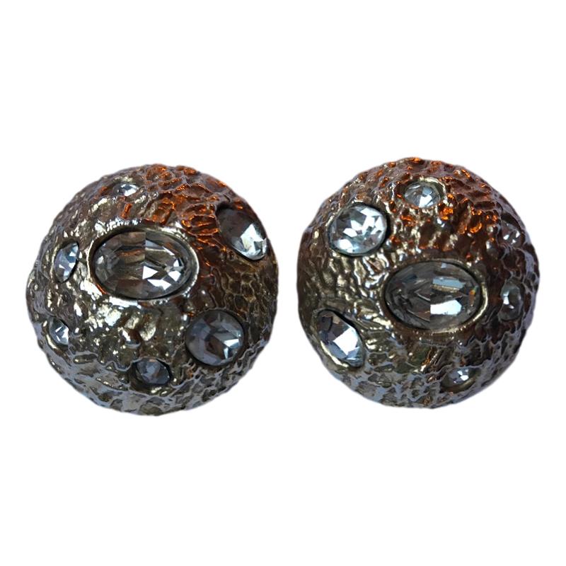 Yves Saint Laurent Vintage Crystal Earrings