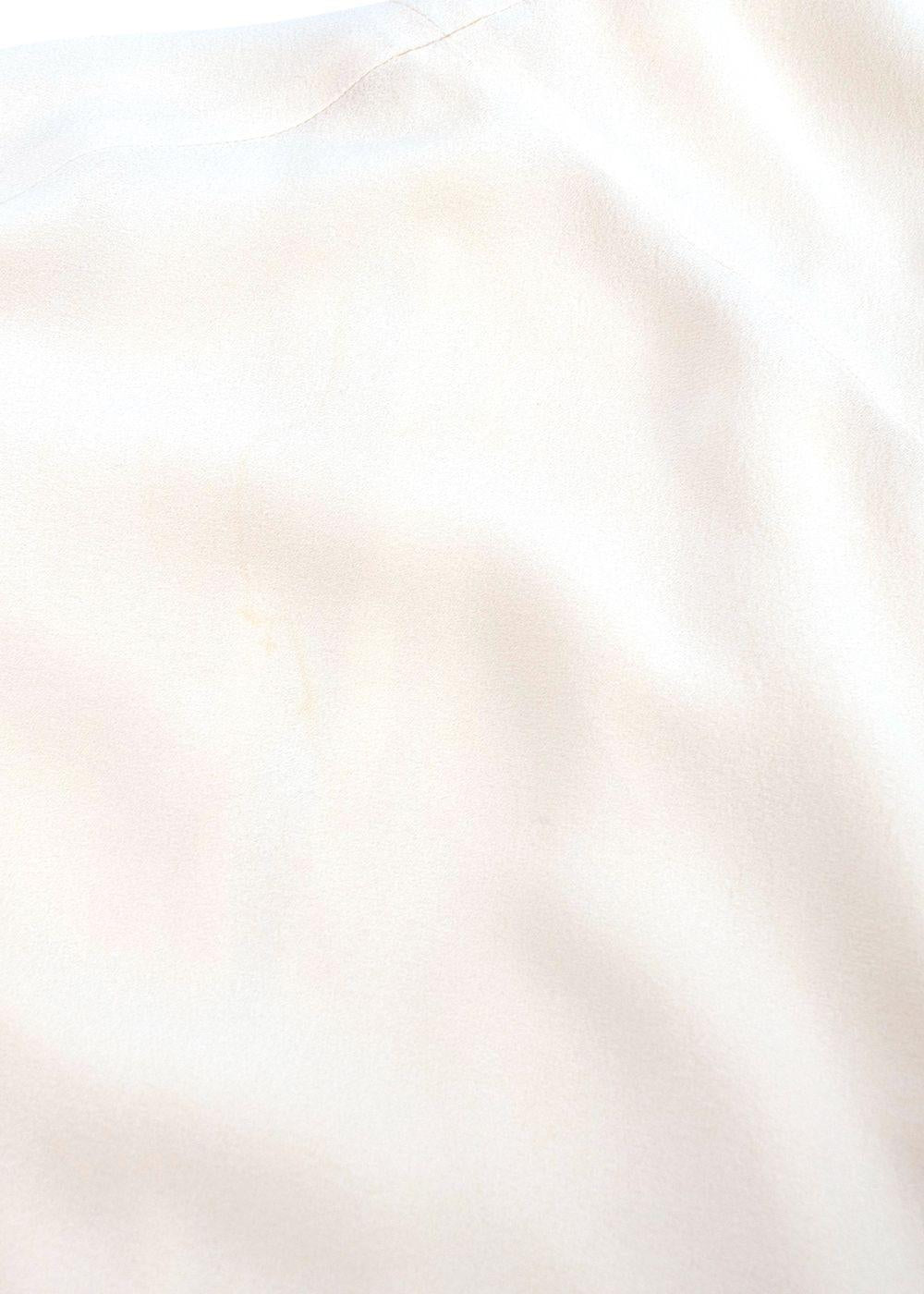 Chanel Cream Silk Mini Dress