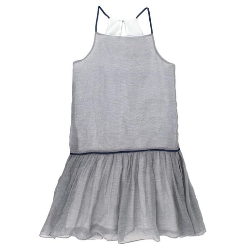 Jacadi blue and white striped girl's summer dress
